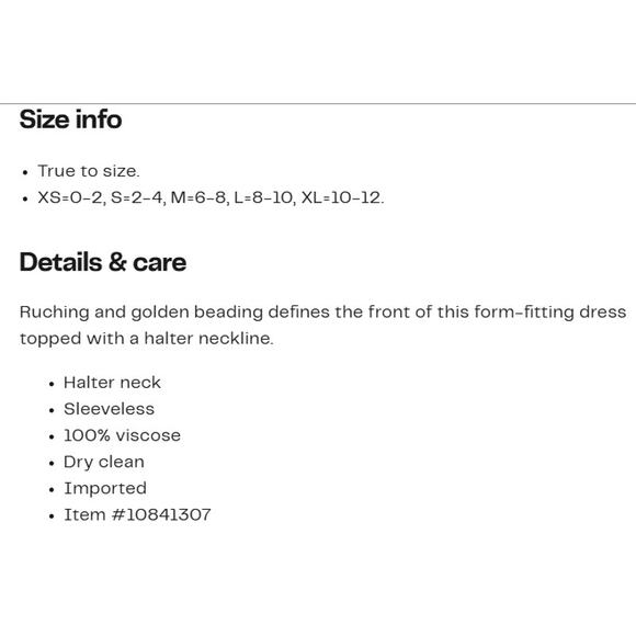 Cult Gaia Calian Ruched Halter Bodycon Dress Green Tea Gold Tone Hardware Large - Picture 8 of 8